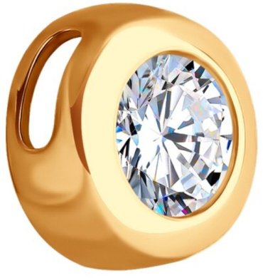 Подвеска Diamant 51-130-02125-1 вес 0.73 г золото, фианит купить,81259