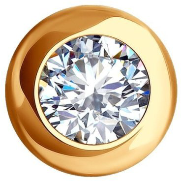 Подвеска Diamant 51-130-02125-1 вес 0.69 г золото, фианит купить,78999