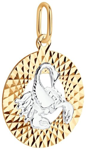 Подвеска SOKOLOV 031384 вес 0.84 г золото, без вставок купить,93445