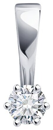 Подвеска Diamant 52-230-01780-1 вес 0.4 г золото, бриллиант купить,319494