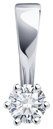 Подвеска Diamant 52-230-01780-1 вес 0.4 г золото, бриллиант купить,319494