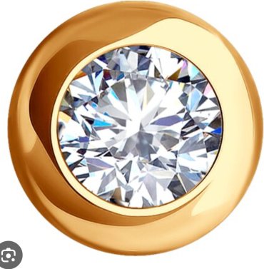 Подвеска Diamant 51-130-02125-1 вес 0.68 г золото, фианит купить,54850