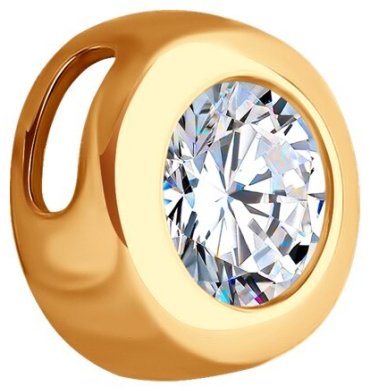 Подвеска Diamant 51-130-02125-1 вес 0.73 г золото, фианит купить,81259