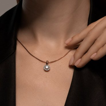 Подвеска Diamant 51-230-02496-1 вес 1.26 г золото, рубин купить,373604