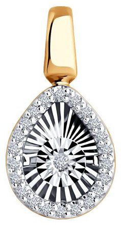 Подвеска Diamant 51-230-02608-1 вес 1.54 г золото, бриллиант купить,330582