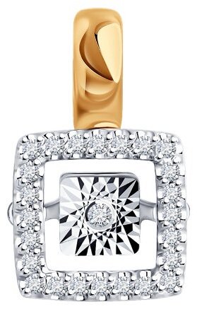 Подвеска Diamant 51-230-02623-1 вес 1.33 г золото, бриллиант купить,355411