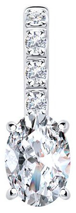Подвеска Diamant 52-230-02709-1 вес 0.81 г золото, рубин купить,632479