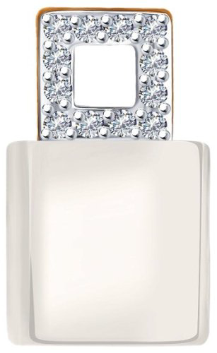 Крестик Diamant 52-130-02044-1 вес 0.42 г золото, бриллиант купить,122138