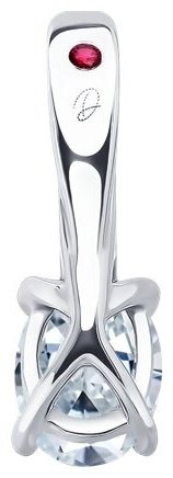 Подвеска Diamant 52-230-02709-1 вес 0.81 г золото, рубин купить,632479