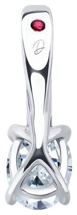 Подвеска Diamant 52-230-02709-1 вес 0.81 г золото, рубин купить,632479
