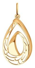 Подвеска SOKOLOV 035994 вес 0.99 г золото, без вставок купить,101303