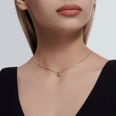 Подвеска Diamant 51-130-02125-1 вес 0.71 г золото, фианит купить,81259