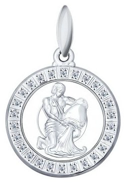 Подвеска SOKOLOV 94031393-s48 вес 1.48 г серебро, фианит купить,18202