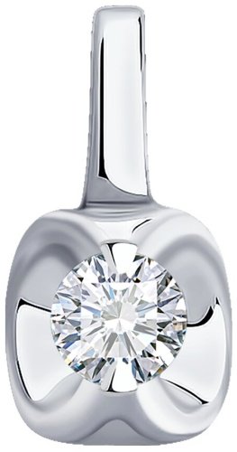 Подвеска Diamant 52-230-01732-1 вес 0.34 золото, бриллиант купить,234061