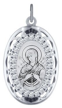 Подвеска SOKOLOV 94100242 вес 1.83 г серебро, фианит купить,10300