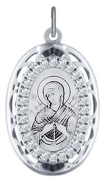 Подвеска SOKOLOV 94100242 вес 1.83 г серебро, фианит купить,10300