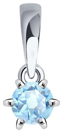 Подвеска Diamant 52-230-01656-5 вес 0.53 г золото, бриллиант