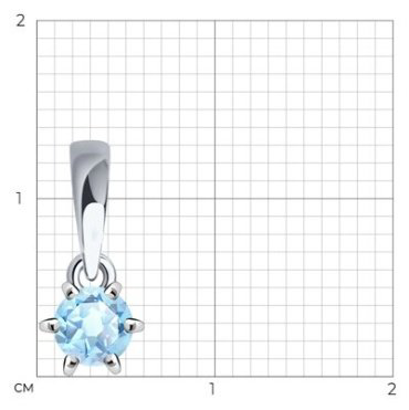 Подвеска Diamant 52-230-01656-5 вес 0.53 г золото, бриллиант купить,68499