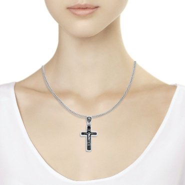 Подвеска SOKOLOV 95120049 вес 5.98 г серебро, без вставок - ForteMarket Подвеска SOKOLOV 95120049 вес 5.98 г серебро, без вставок купить,0