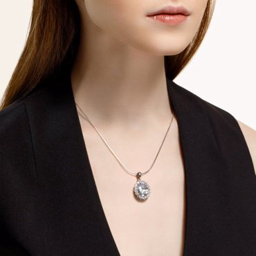 Подвеска Diamant 94-130-00646-1_skazka_2 вес 3.74 г серебро, фианит купить,22452