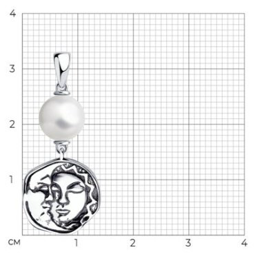 Подвеска Diamant 95-130-01246-1 вес 2.59 г серебро, без вставок купить,17718