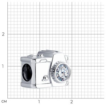 Подвеска SOKOLOV 94032984 вес 3.75 г серебро, фианит купить,12567