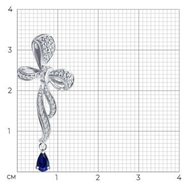 Подвеска Diamant 52-230-02407-1 вес 1.38 г золото, бриллиант купить,318197