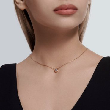 Подвеска Diamant 51-130-02125-1 вес 0.68 г золото, фианит купить,74999
