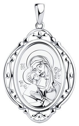 Икона Diamant 94-130-00862-1 вес 3.85 г серебро, без вставок купить,19362