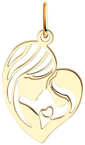 Подвеска SOKOLOV 033907 вес 0.77 г золото, без вставок купить,67500