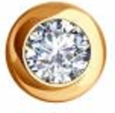 Подвеска Diamant 51-130-02125-1 вес 0.67 г золото, фианит купить,74999
