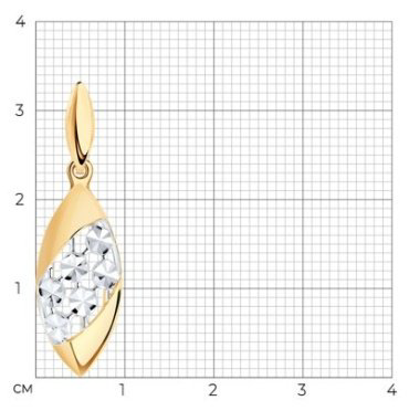 Подвеска Diamant 93-130-00764-1 вес 1.02 г серебро, без вставок купить,13205