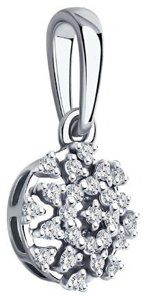 Подвеска Diamant 52-230-02083-1 вес 0.79 г золото, бриллиант купить,235387