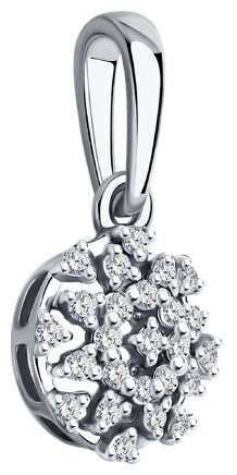 Подвеска Diamant 52-230-02083-1 вес 0.79 г золото, бриллиант купить,235387