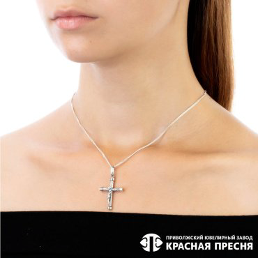 Подвеска Красная пресня 53013006 вес 3.97 г серебро, без вставок купить,17314