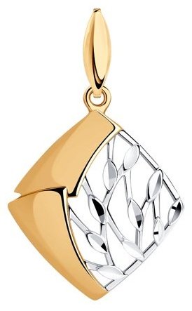 Подвеска Diamant 93-130-00776-1 вес 1.18 г серебро, без вставок купить,NaN