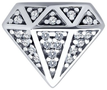 Подвеска SOKOLOV 94032888 вес 3.31 г серебро, фианит купить,11499