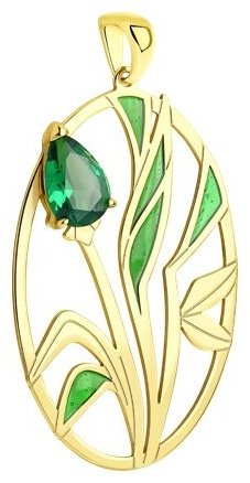 Подвеска Diamant 93-330-01696-2 вес 2.63 г серебро, ситалл купить,NaN