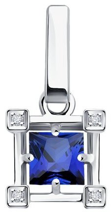 Подвеска Diamant 52-230-01717-1 вес 0.97 г золото, бриллиант купить,264521