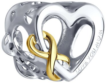 Подвеска SOKOLOV 94032884 вес 2.98 г серебро, без вставок купить,21546