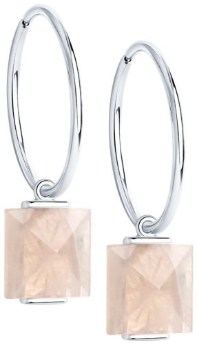 Серьги SOKOLOV 92022342 вес 3.67 г серебро, кварц купить,NaN