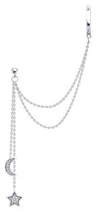 Серьги SOKOLOV 94170387_s вес 2.21 г серебро, фианит купить,NaN