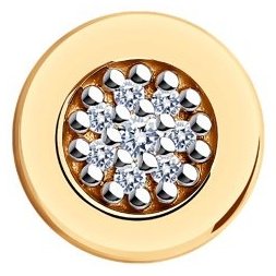 Подвеска SOKOLOV 035827 вес 0.83 г золото, фианит купить,68097