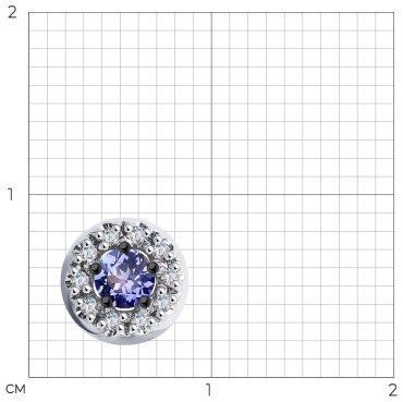 Подвеска SOKOLOV 6034093 вес 0.62 г золото, танзанит купить,103399