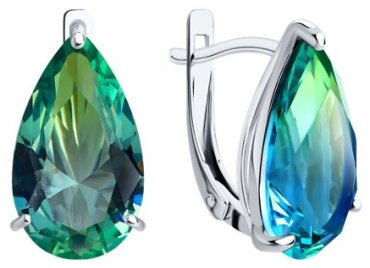 Серьги SOKOLOV 92022818 вес 3.93 г серебро, ситалл купить,19800