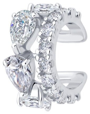 Серьги SOKOLOV 94170372_s вес 2.52 г серебро, фианит купить,NaN