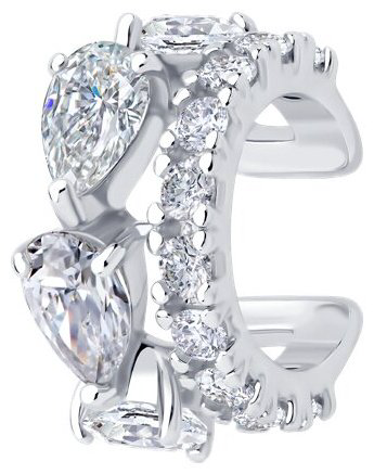 Серьги SOKOLOV 94170372_s вес 2.52 г серебро, фианит купить,NaN