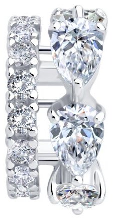 Серьги SOKOLOV 94170372_s вес 2.52 г серебро, фианит купить,NaN