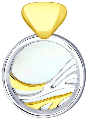 Подвеска SOKOLOV 94032078-sk18 вес 2.37 г серебро, перламутр