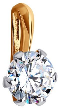 Подвеска Diamant 51-130-01816-1 вес 0.72 г золото, фианит купить,76784